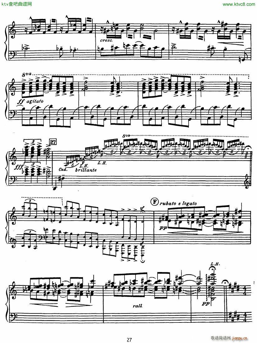 Rhapsody in Blue in Bb major Duet(����V)27