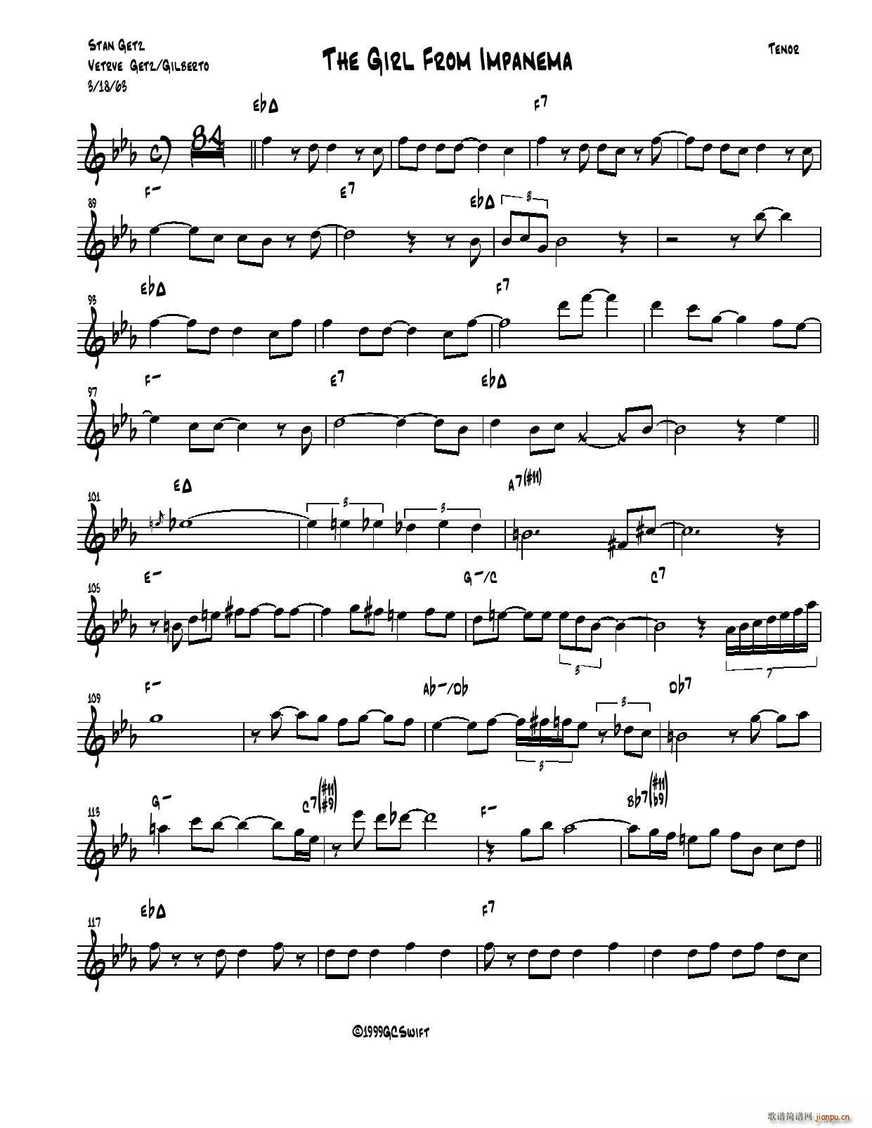 The Girl From Impanema(ʮ�ּ�����)1