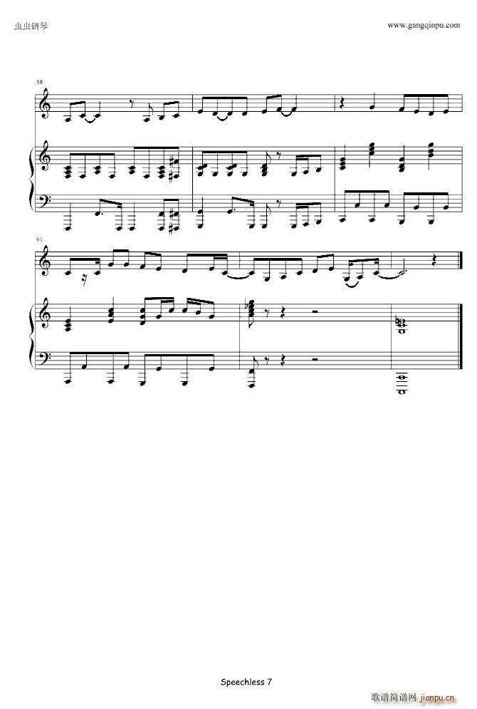 Speechless ԭ�����V(����V)7