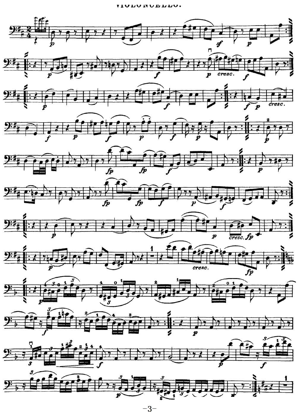 Mozart Quartet No 18 in A Major K 464 Cello(ʮ�ּ�����)3