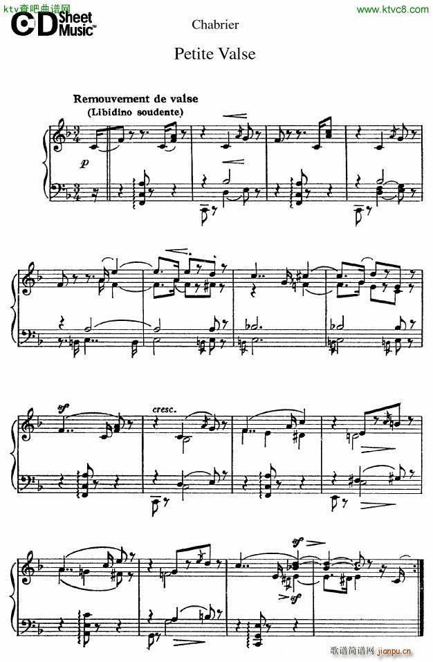Chabrier Petite Valse(����V)1