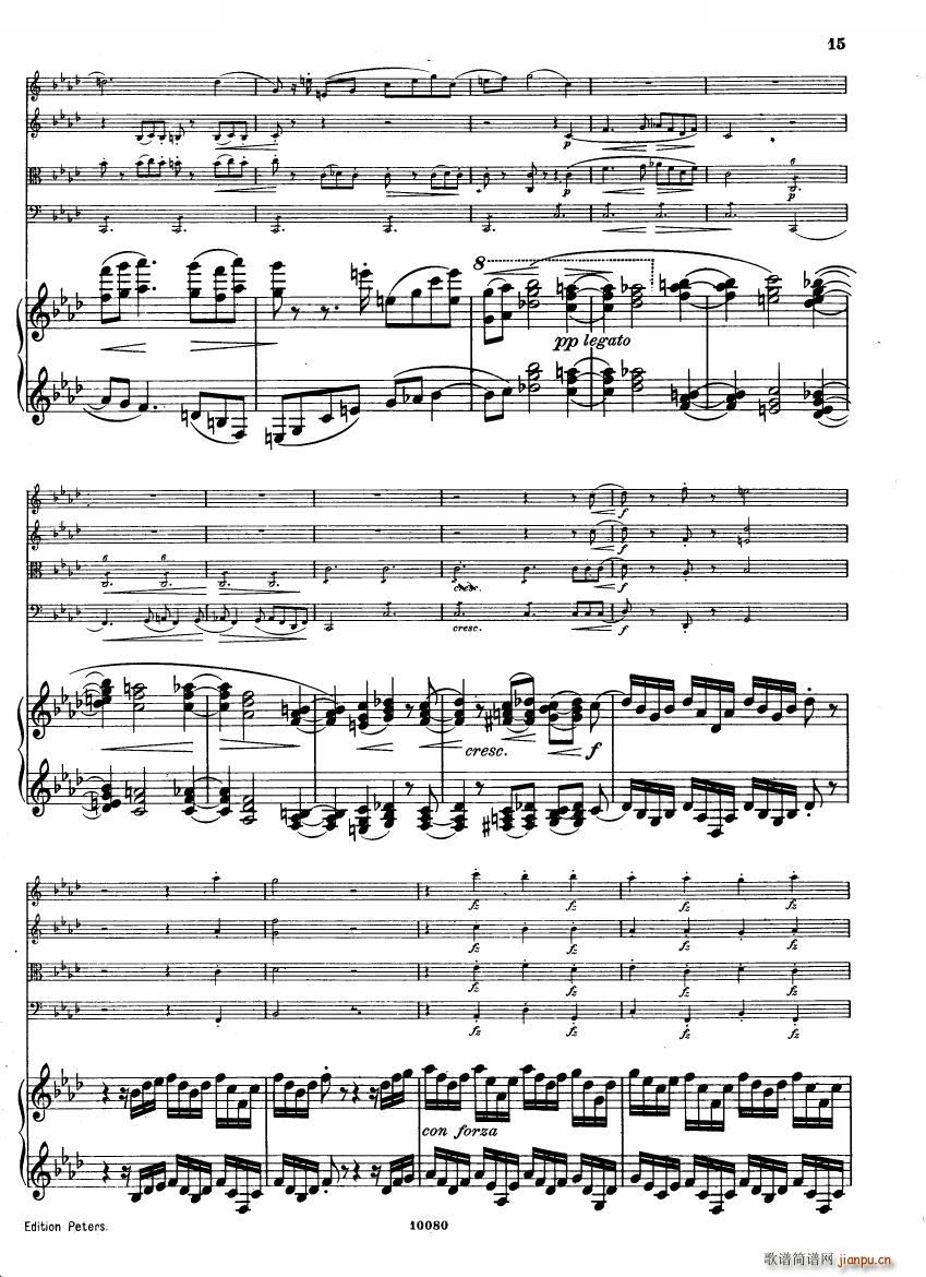 Brahms op 34 Piano Quintet f minor score һ(����V)13