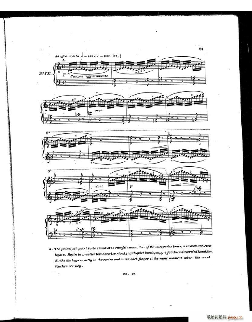 Czerny Etudes de la Velocite(����V)20