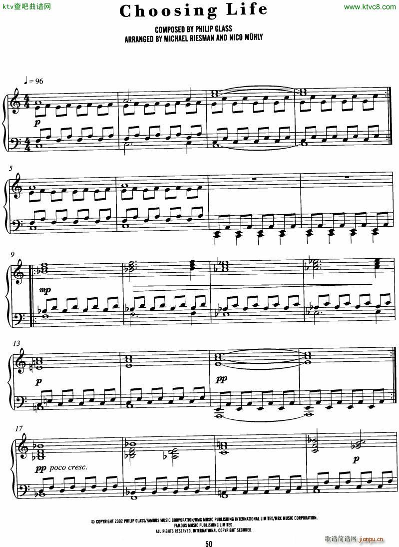 Philip Glass The Hours complete book(����V)46