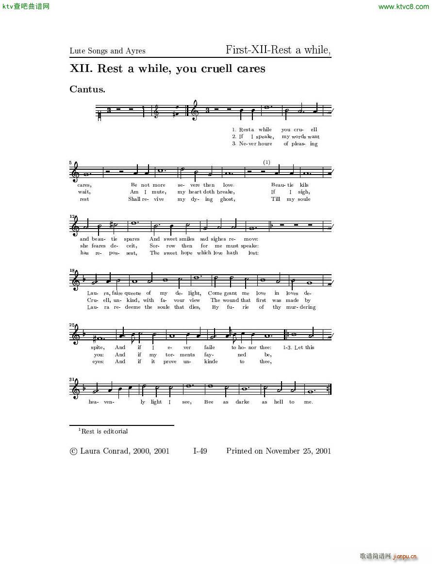 Dowland Lute Music ��(����V)5