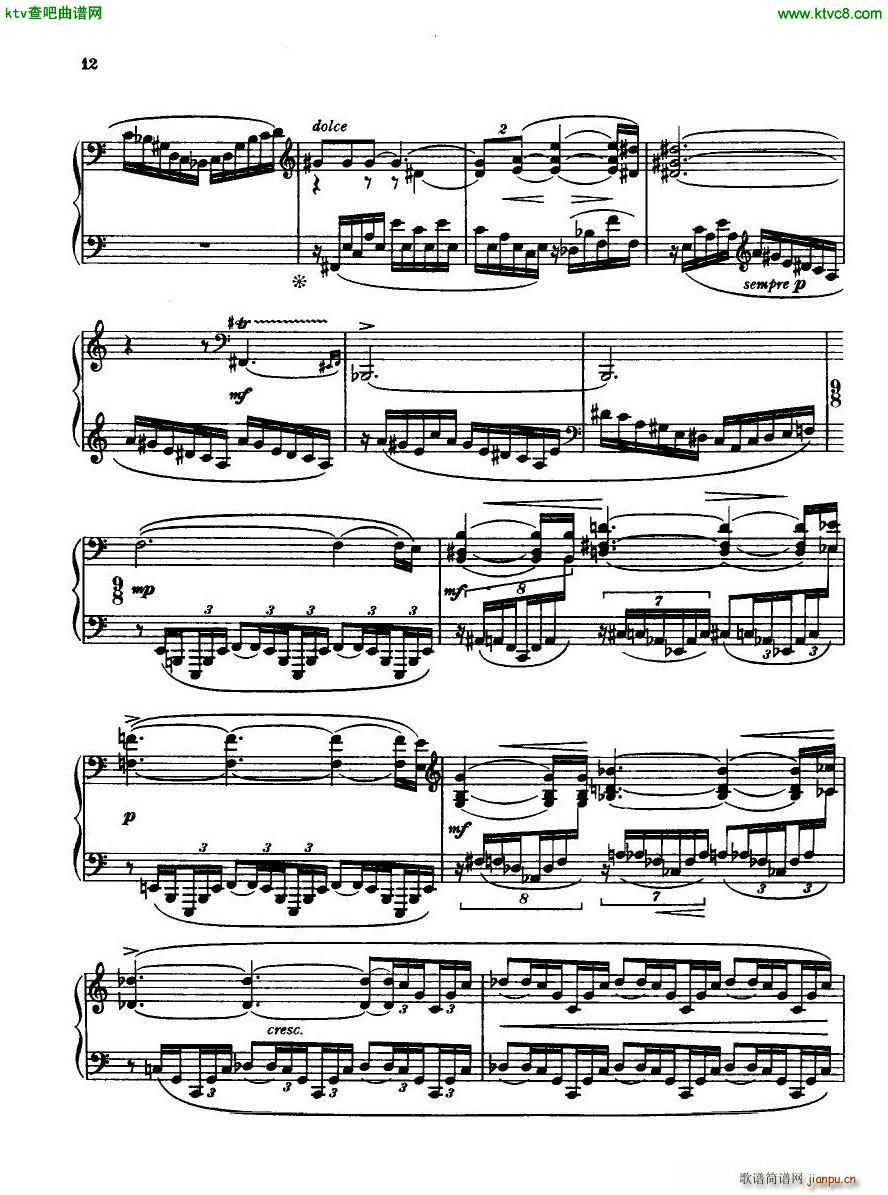 Bridge H160 Piano Sonata 1923 4(����V)12