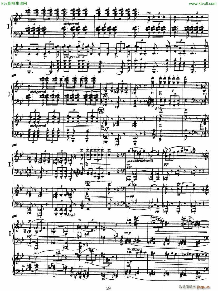 Bruckner Symphony No 4 4 hands arr ��(����V)8