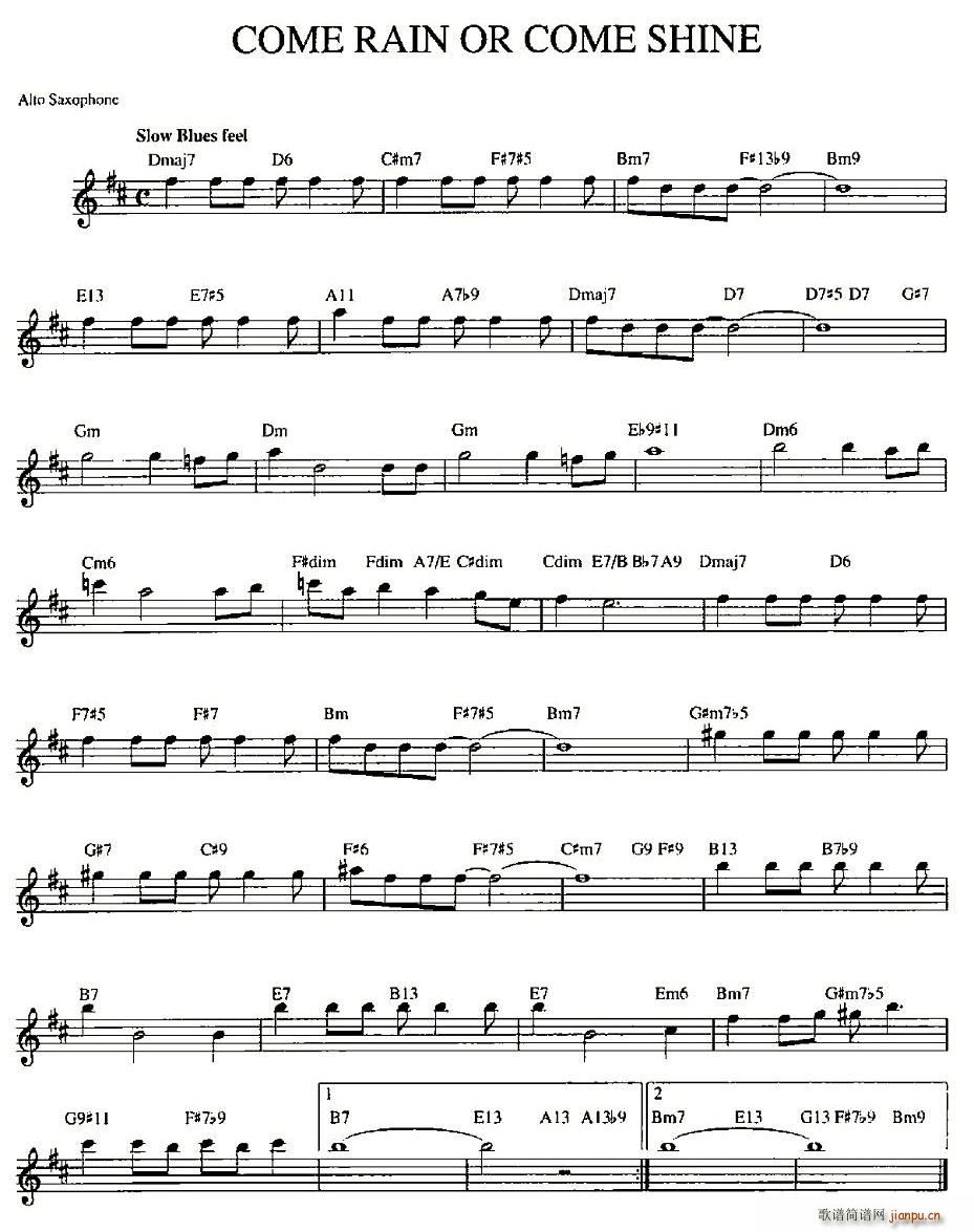 COME RAIN OR COME SHINE(ʮ�ּ�����)1