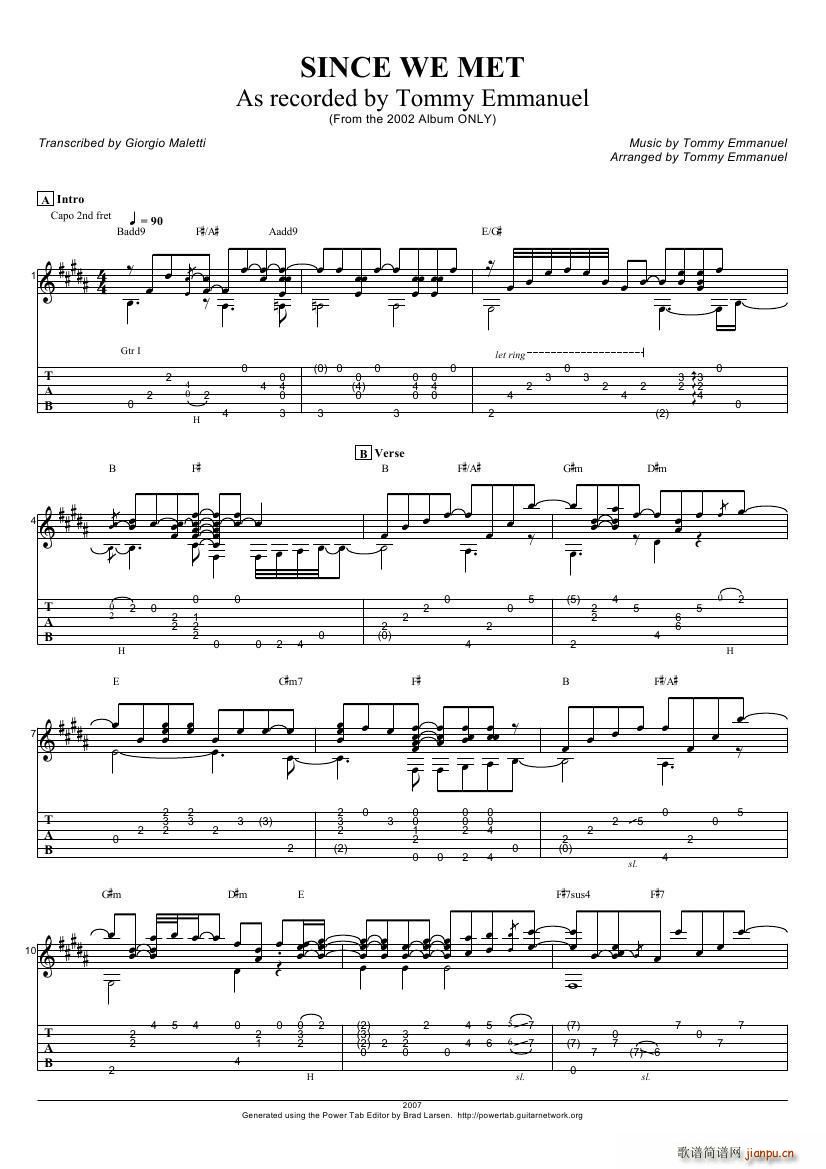 tommy emmanuel since we met ָ������(�����V)1