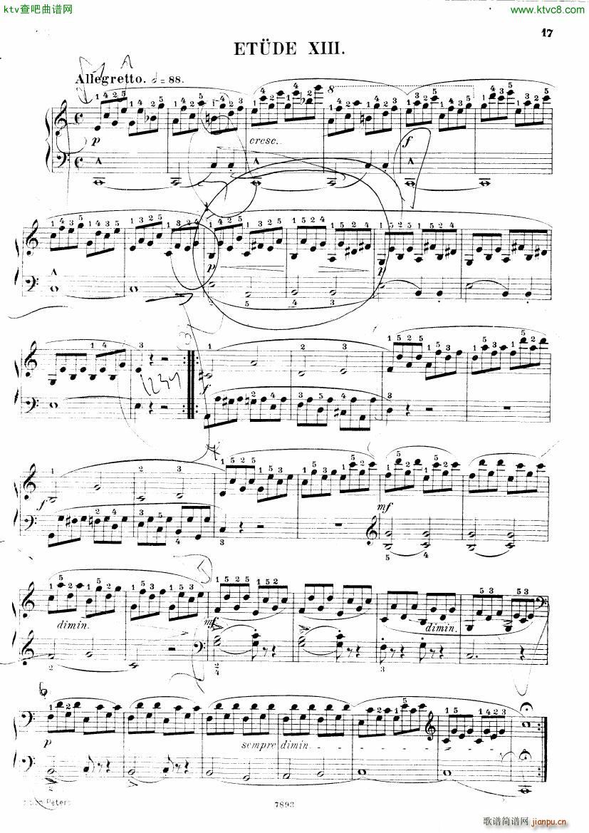 Henri Bertini 1798 1876 25 Easy Etudes Op 100(����V)18