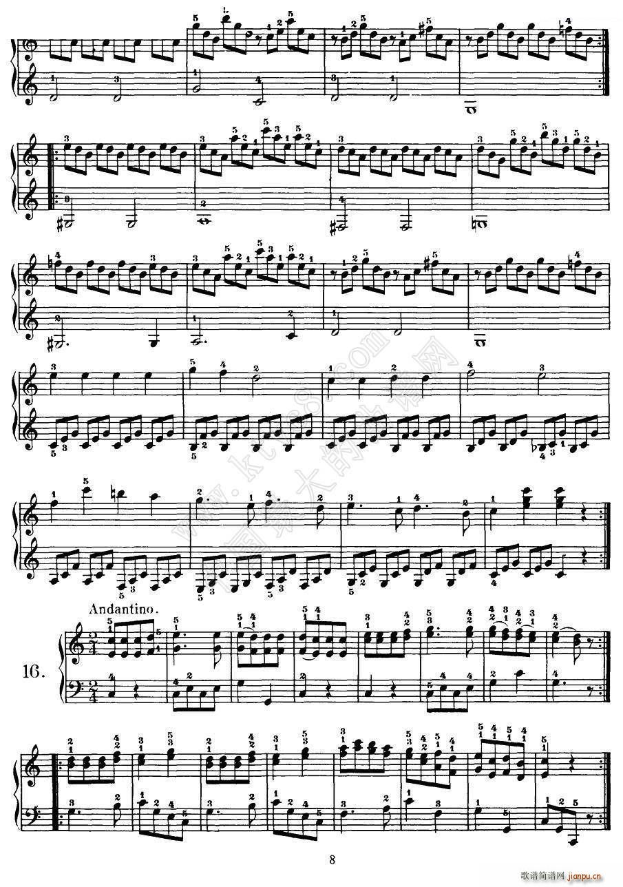 Czerny 100 Progressive Studies Op 139 1 21(����V)8