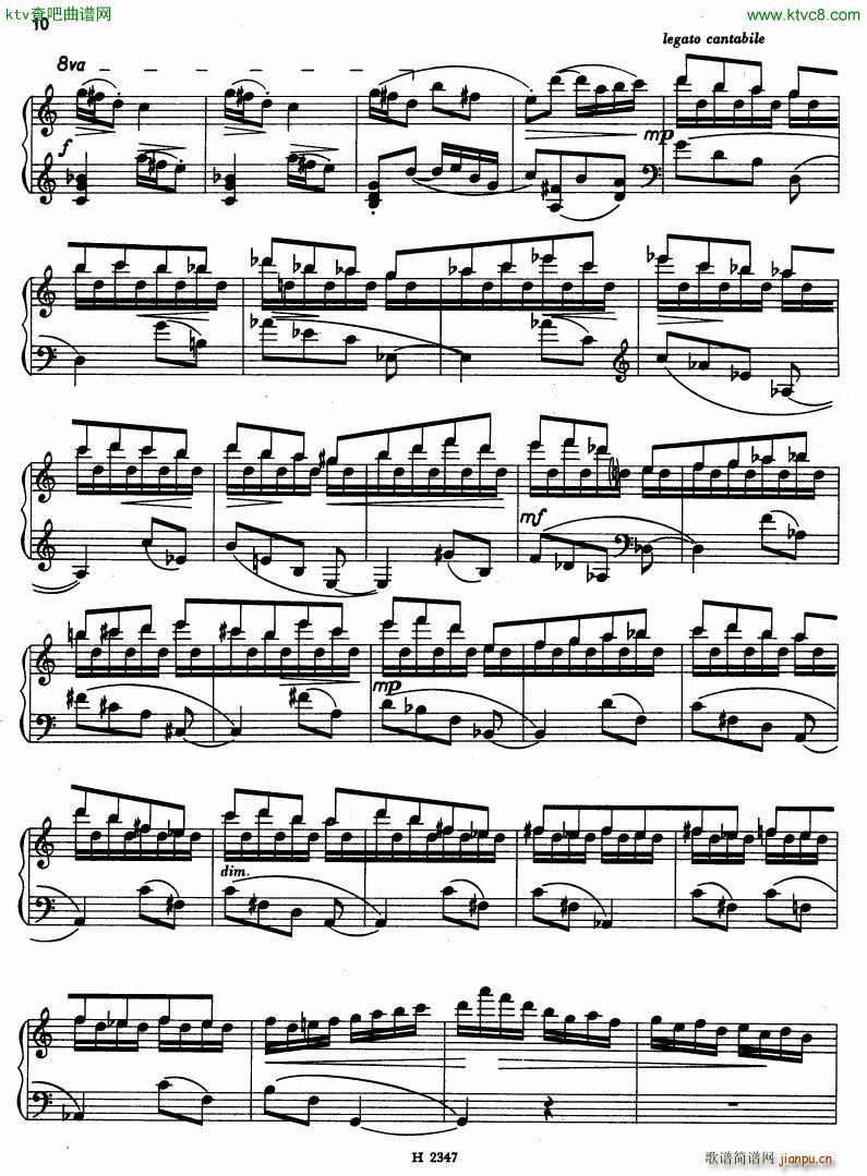 Hurnik piano sonatina(����V)10