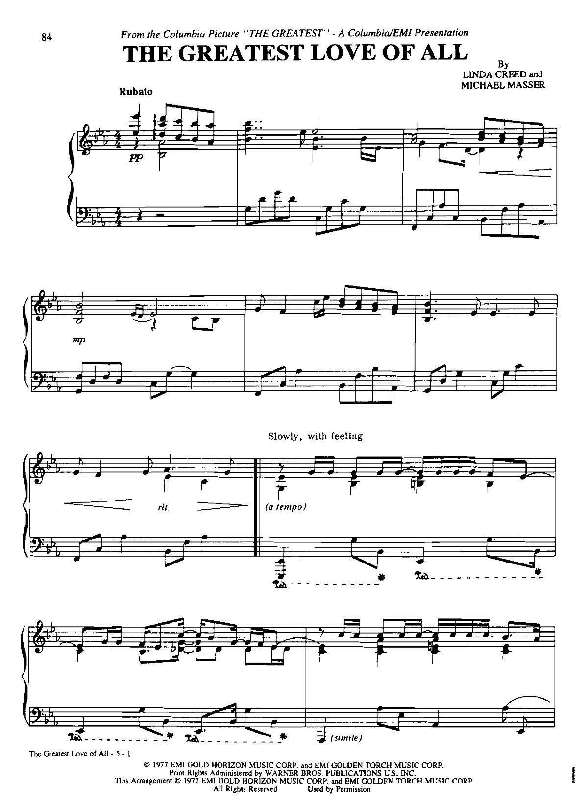 the greatest love of all Dan Coates �������{ ��(����V)1