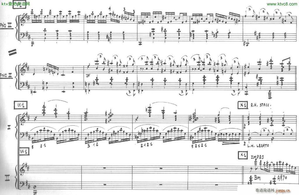 Bolling Sonata for Two Pianist no 2 Part2(����V)10