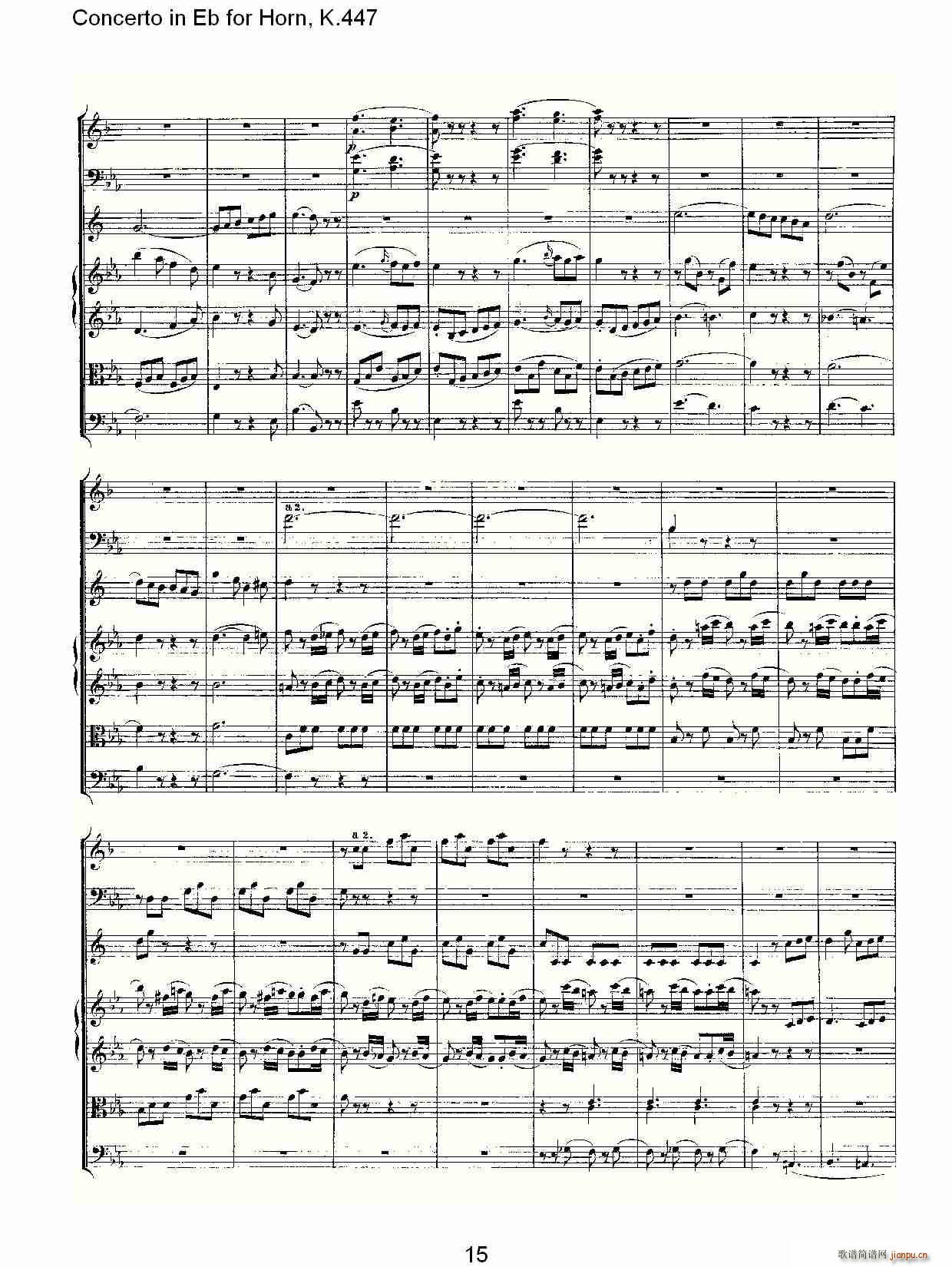 Concerto in Eb for Horn, K.447(ʮ�ּ�����)15