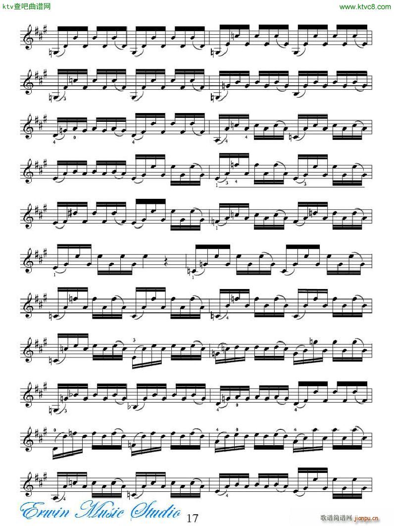 ���R�ɠ� 42�׾�����Rudolphe Kreutzer 42 Studies 01 12(ʮ�ּ�����)17