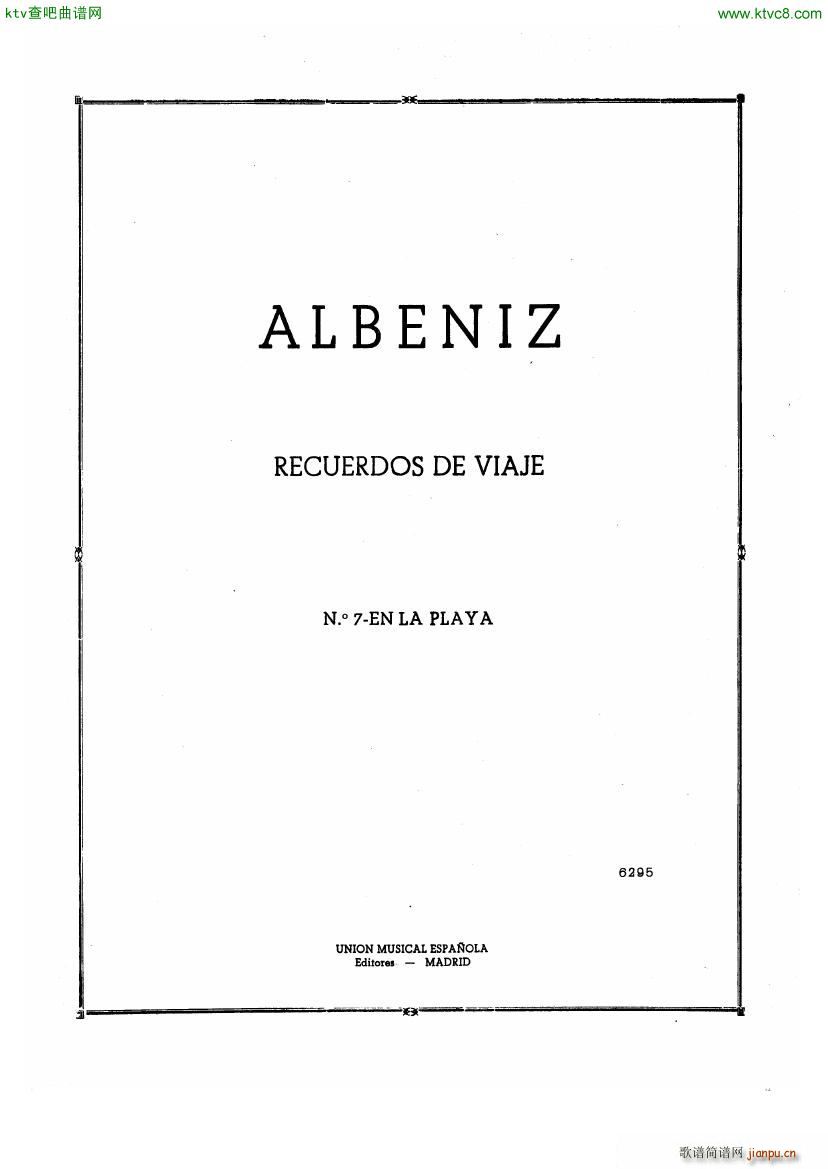 Albeniz op 71 no 6(����V)9