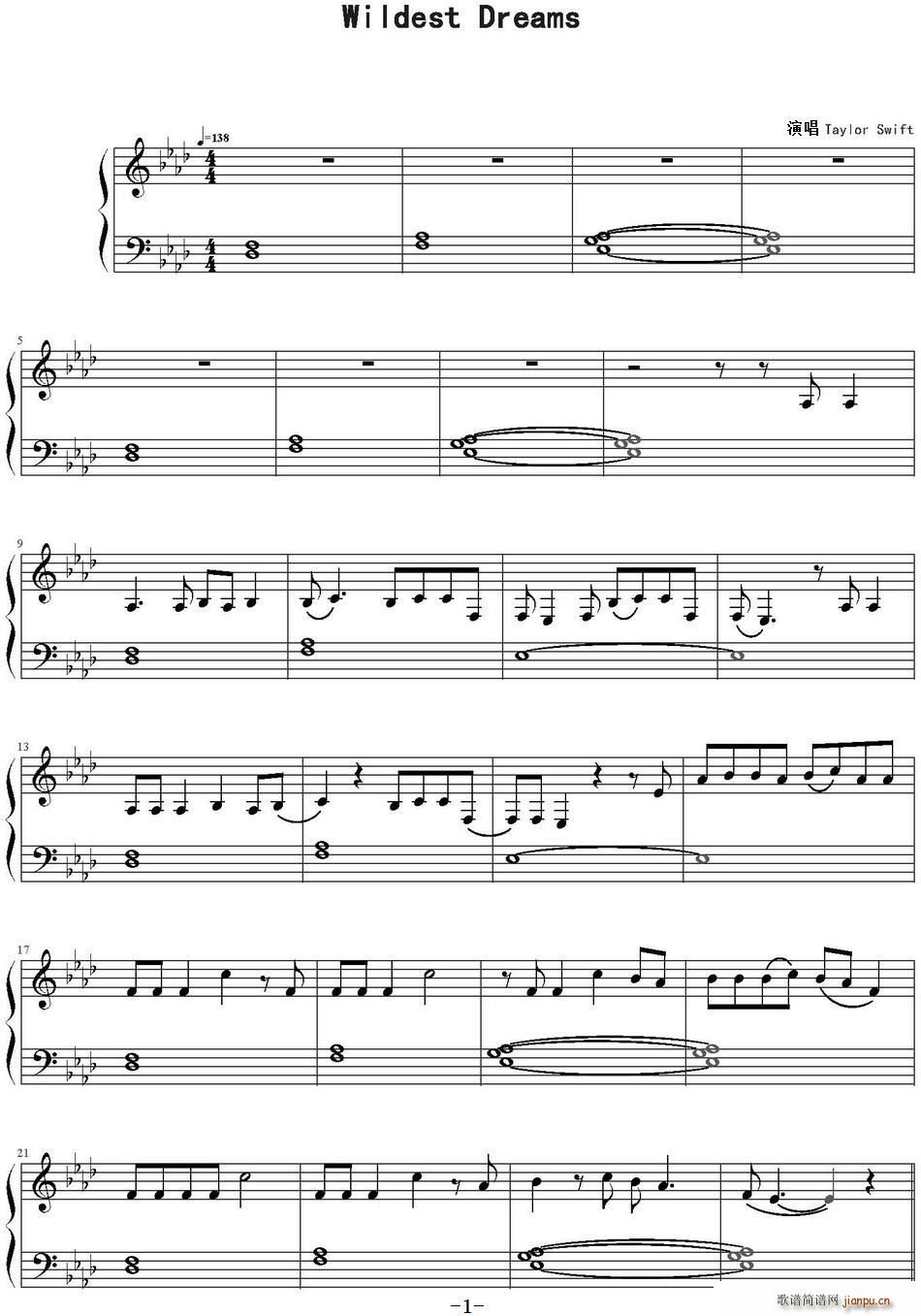 Wildest Dreams(ʮ�ּ�����)1