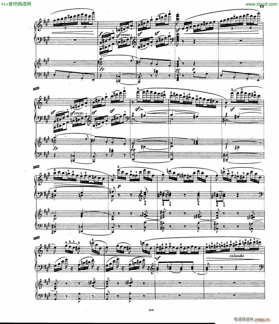 Hummel op 56 Rondo brillant pno orch(����V)12