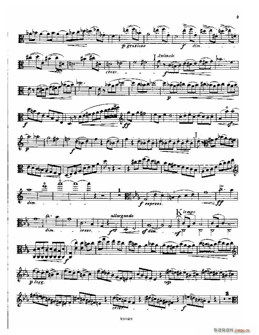 Bowen viola sonata No 1 Va part(����V)9