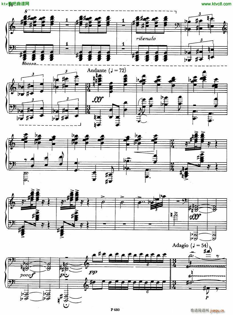 Fiser piano sonata no 3(����V)19