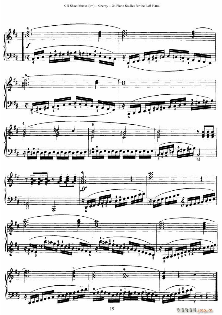 Left Hand Etudes(����V)19