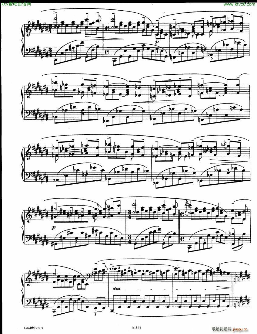 Bortkiewicz Op 42 Ballade and Op 46 Elegie(����V)15