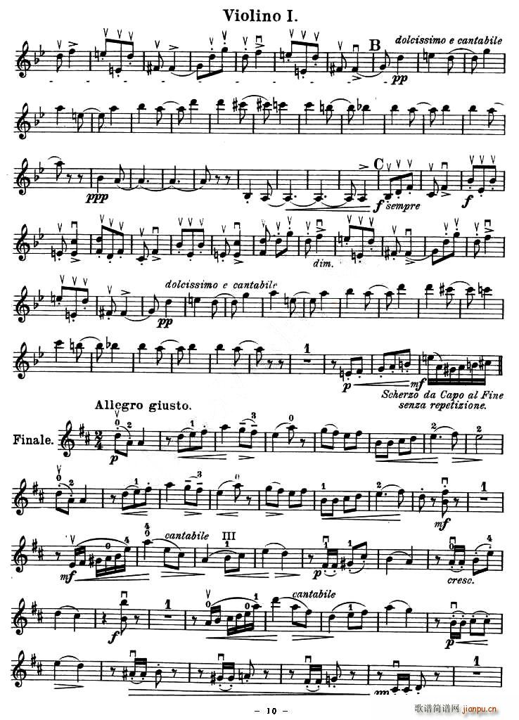 QUARTET No.1 IN D MAJOR Op.11(С�����V)11