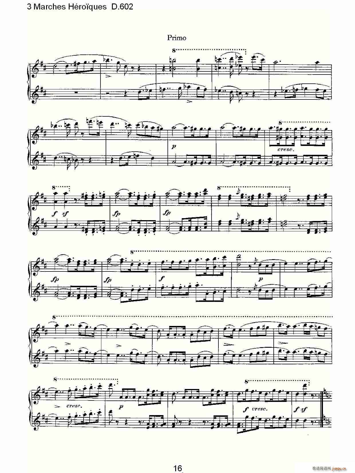 3 Marches H��ro?ques D 602 3 �M(j��n)����H��ro?ques D 602(����V)16