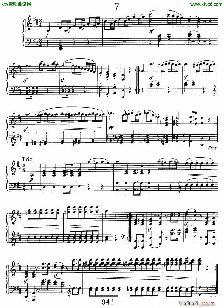 Beethoven WoO 7 12 Minuets(����V)7