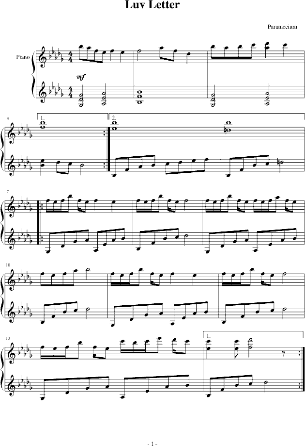 Luv Letter(����V)1