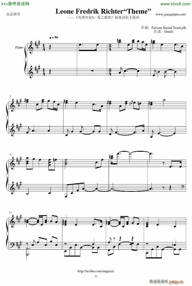 Leone Fredrik Richter Theme ��֮�������}��(����V)1