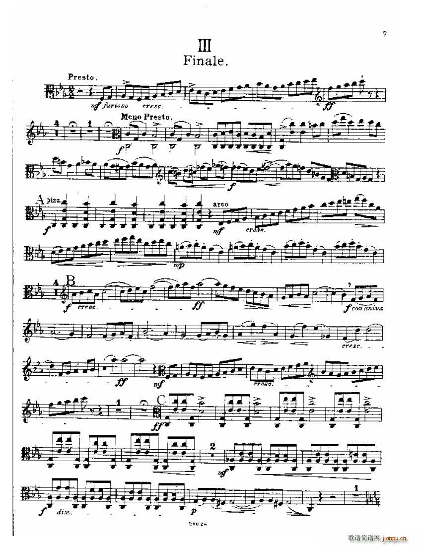 Bowen viola sonata No 1 Va part(����V)7