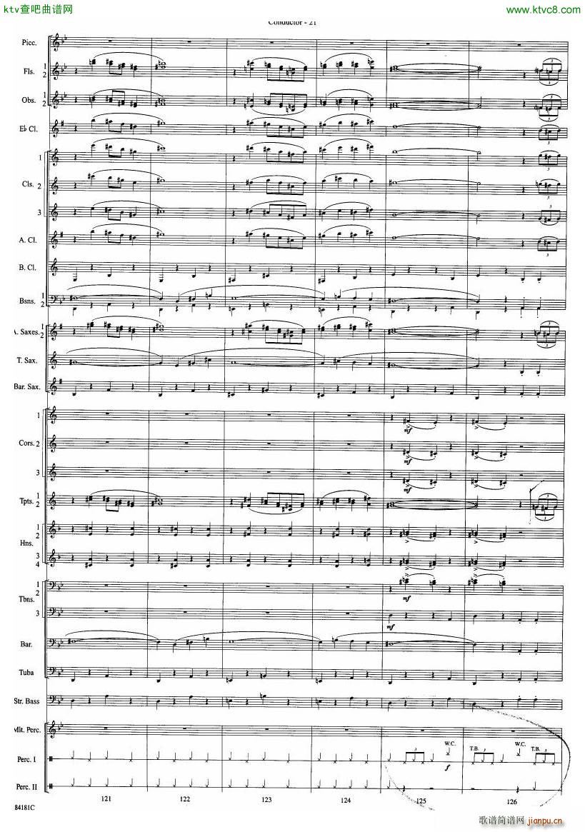Anderson Sleigh Ride full score(����V)22