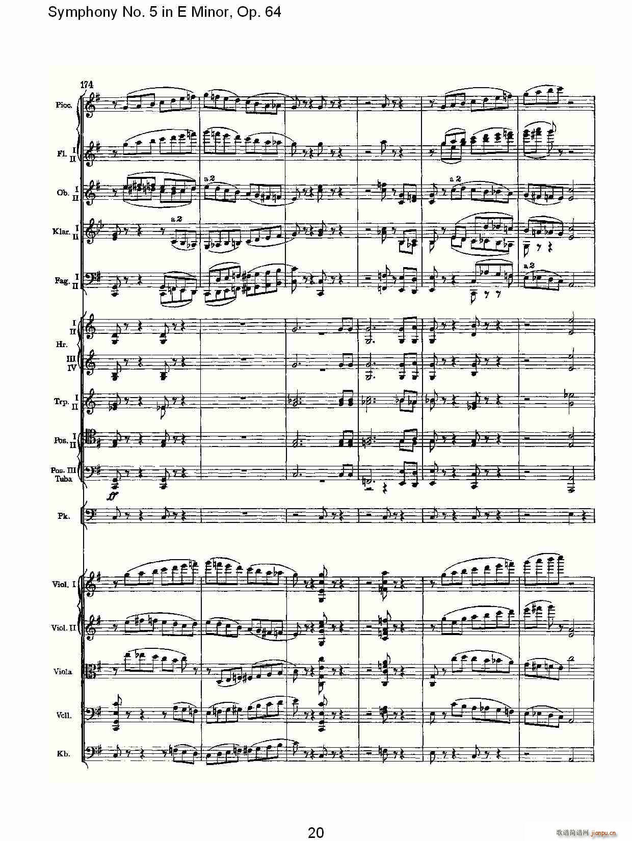 Symphony No. 5 in E Minor, Op.64(ʮ�ּ�����)20