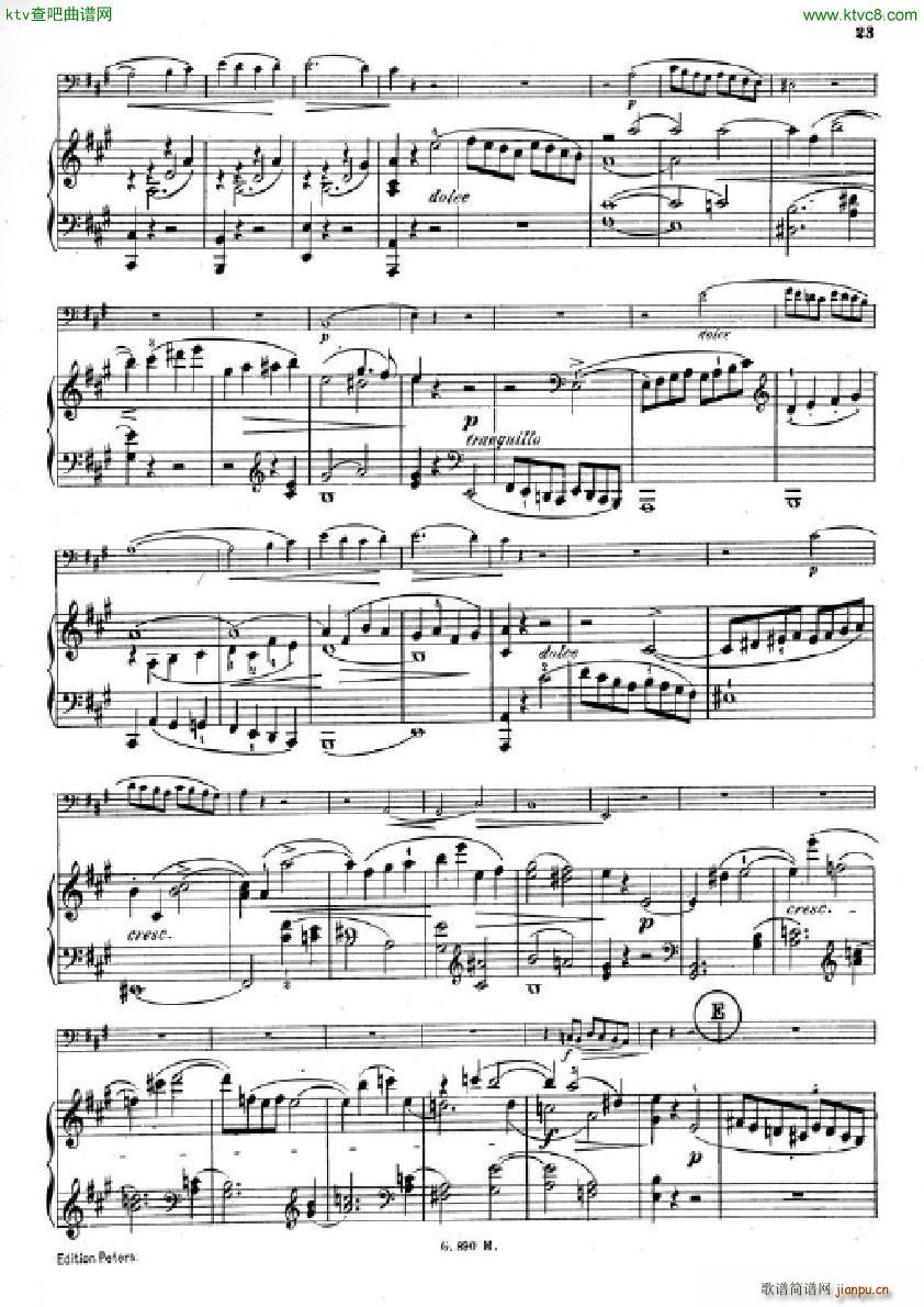 Hummel Sonata for cello and piano(����V)21