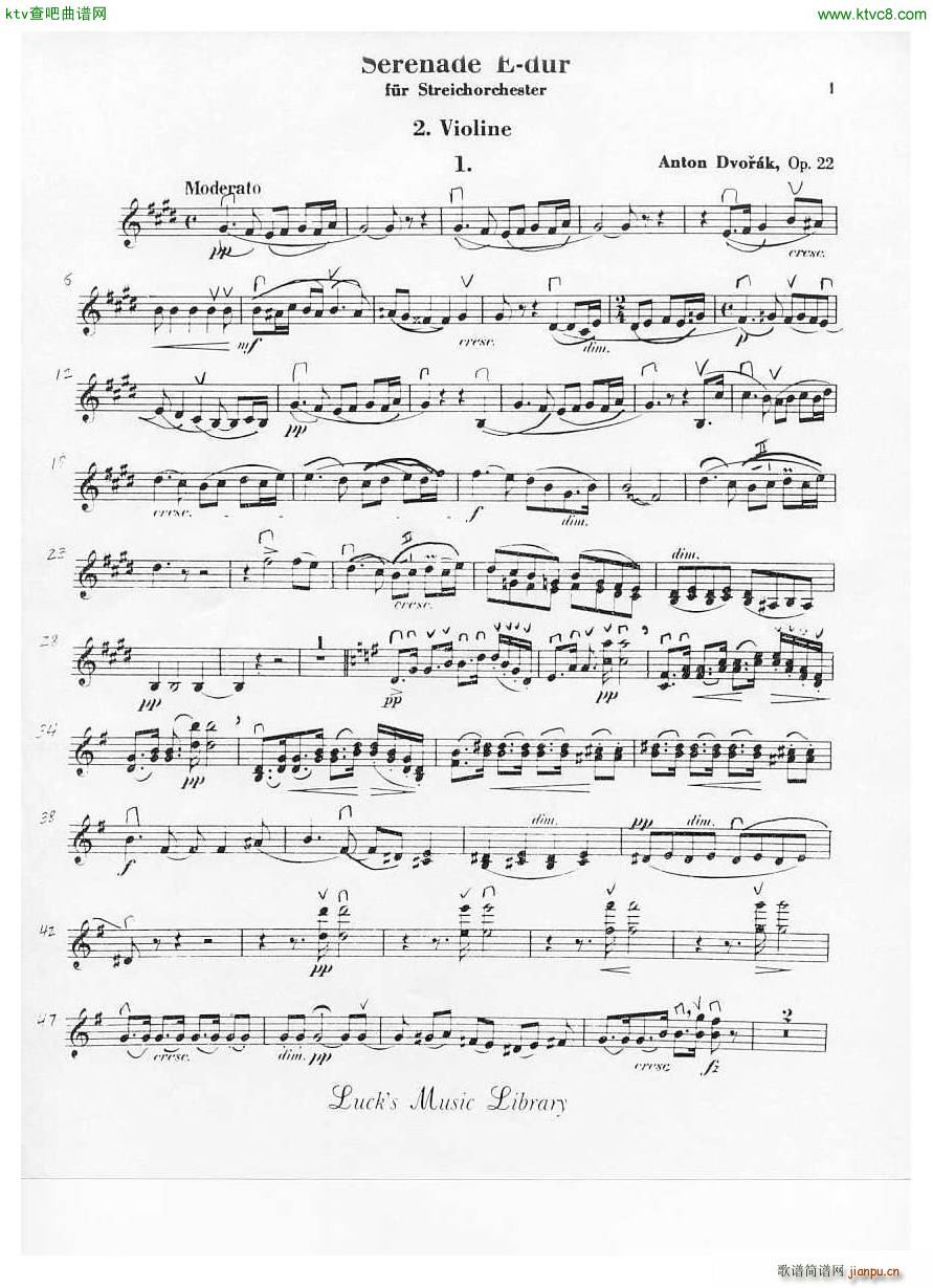 Dvorak Serenade in e Dur O 22 1st Mov(����V)3