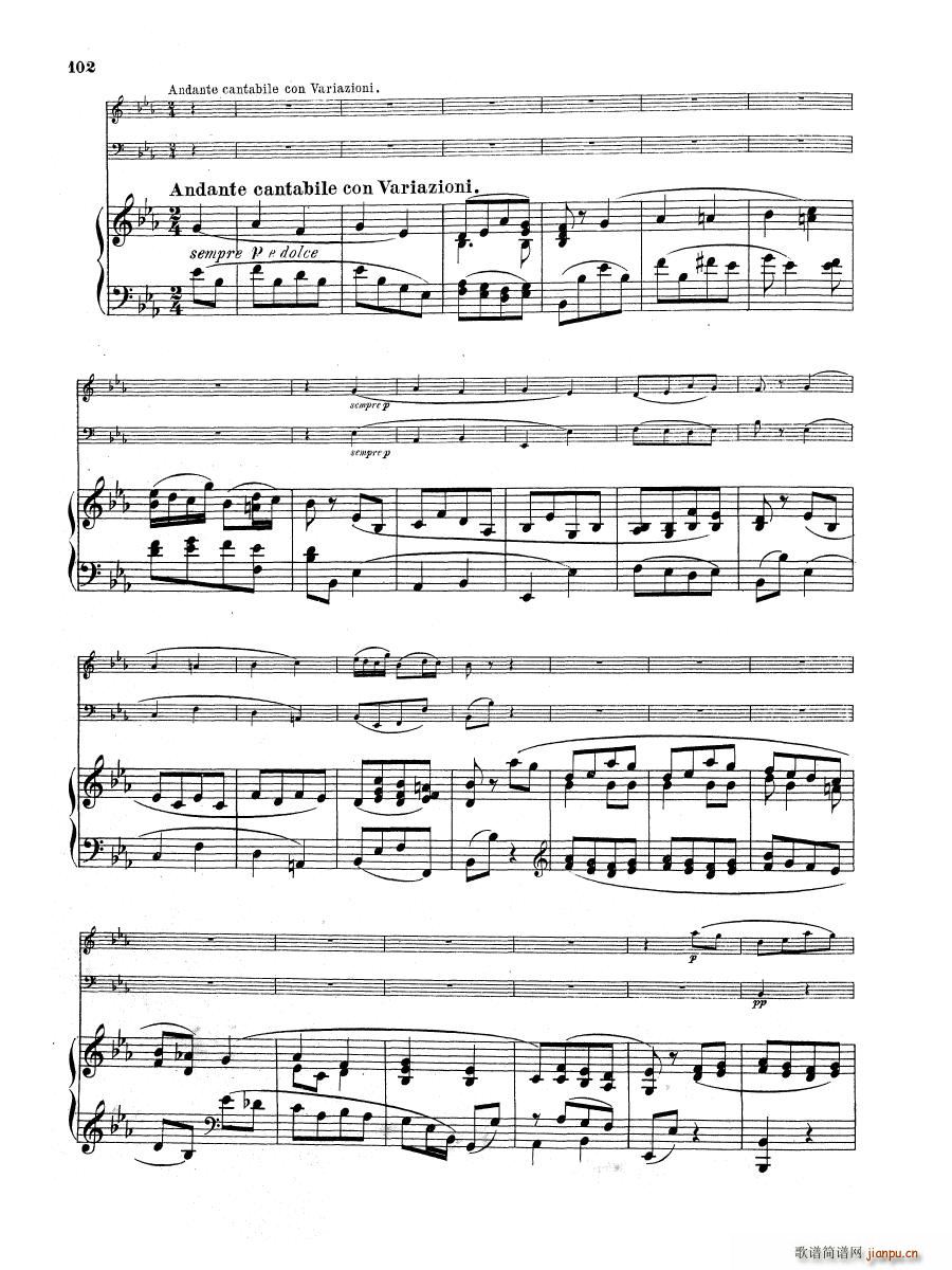 Beethoven op 1 no 3 Piano Trio(����V)14