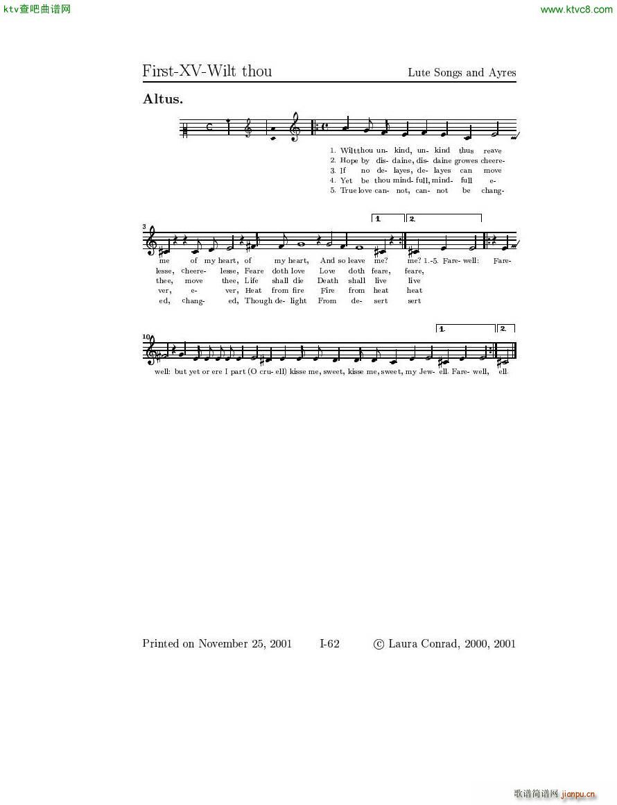 Dowland Lute Music ��(����V)18