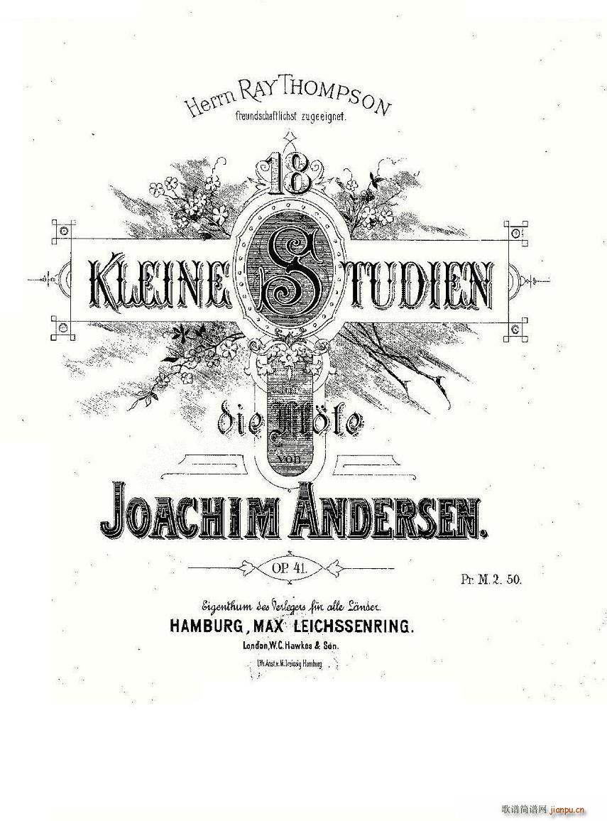 18 kleine Studien Op 41 ��ʒ�V(�Ѻ��V)1