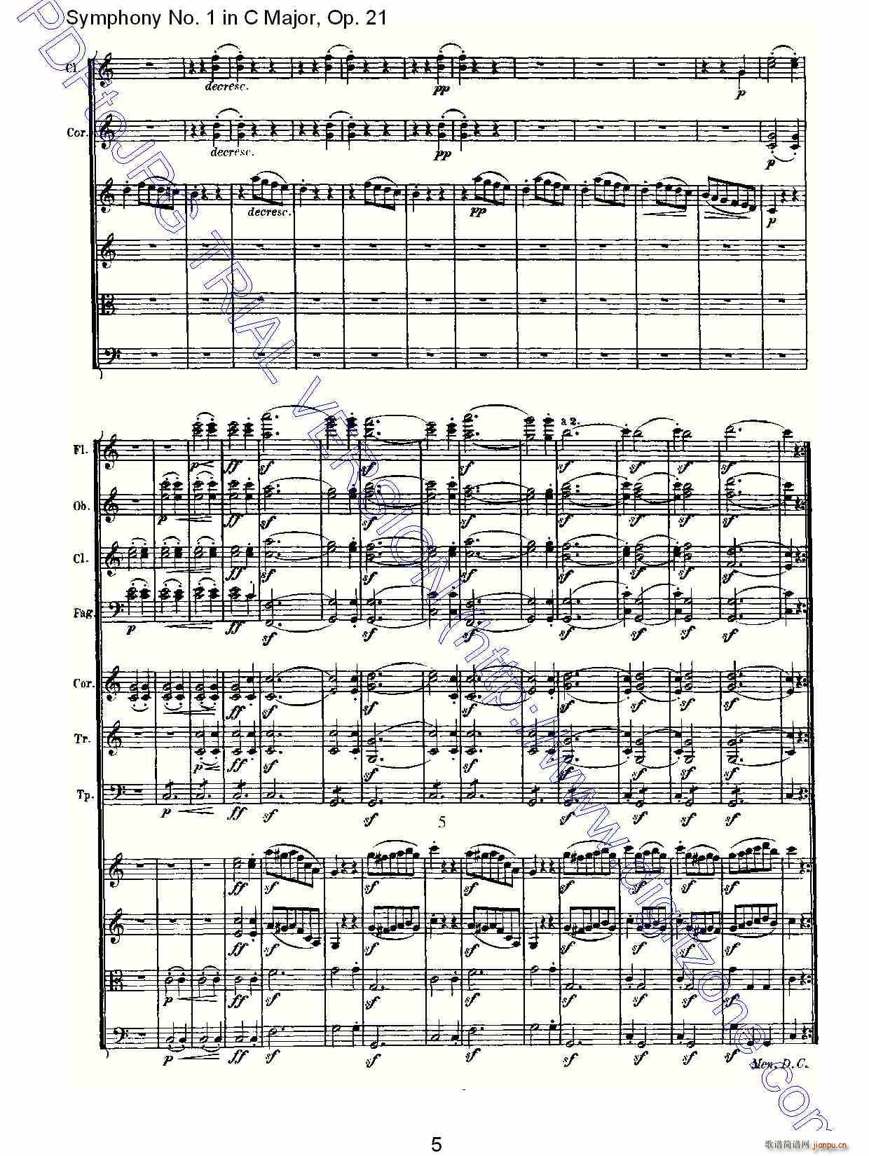 Symphony No. 1 in C Major, Op. 21(ʮ�ּ�����)5