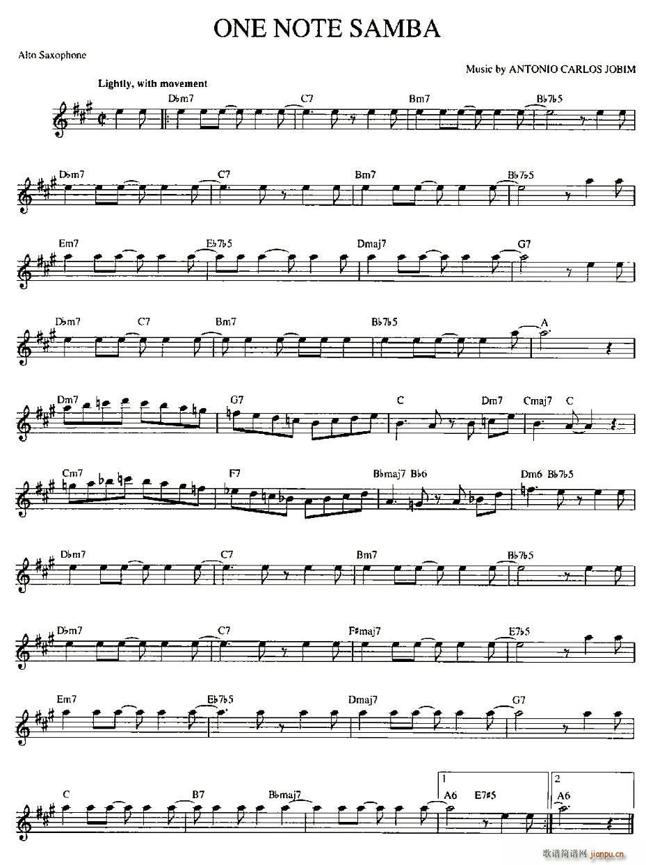 ONE NOTE SAMBA(ʮ�ּ�����)1