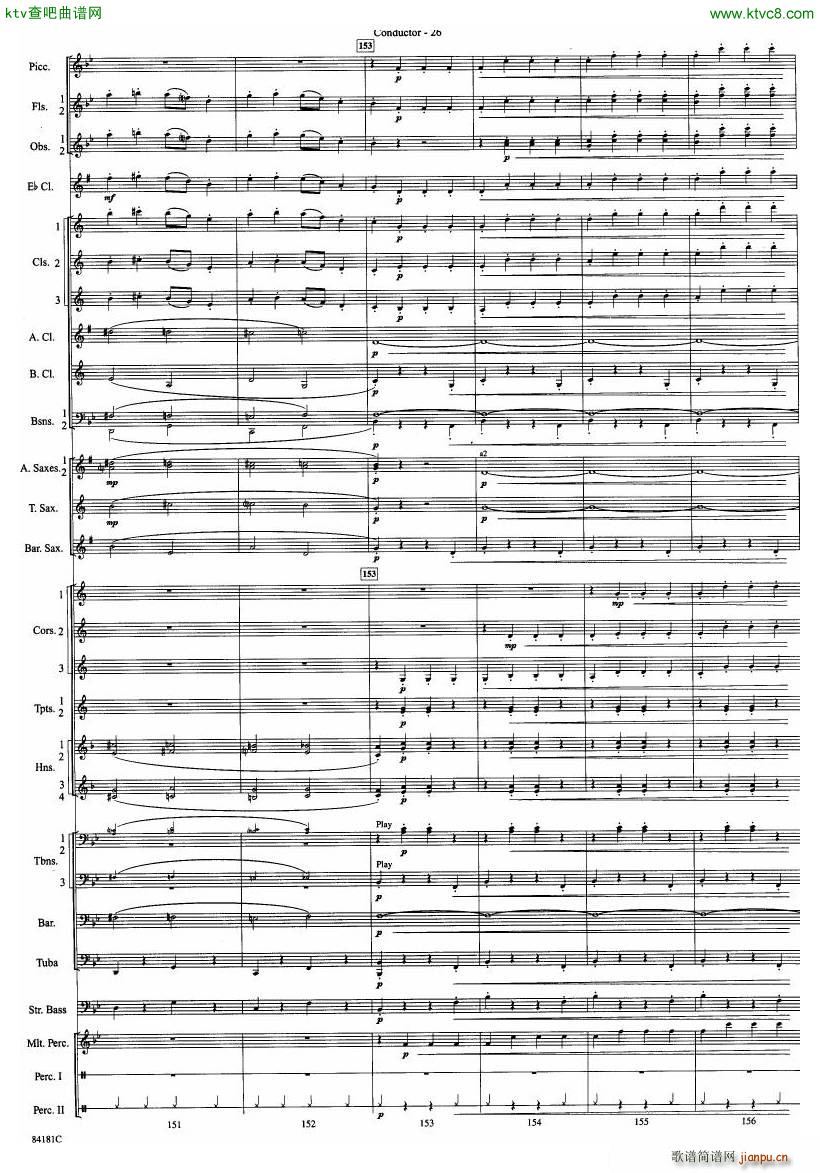 Anderson Sleigh Ride full score(����V)27