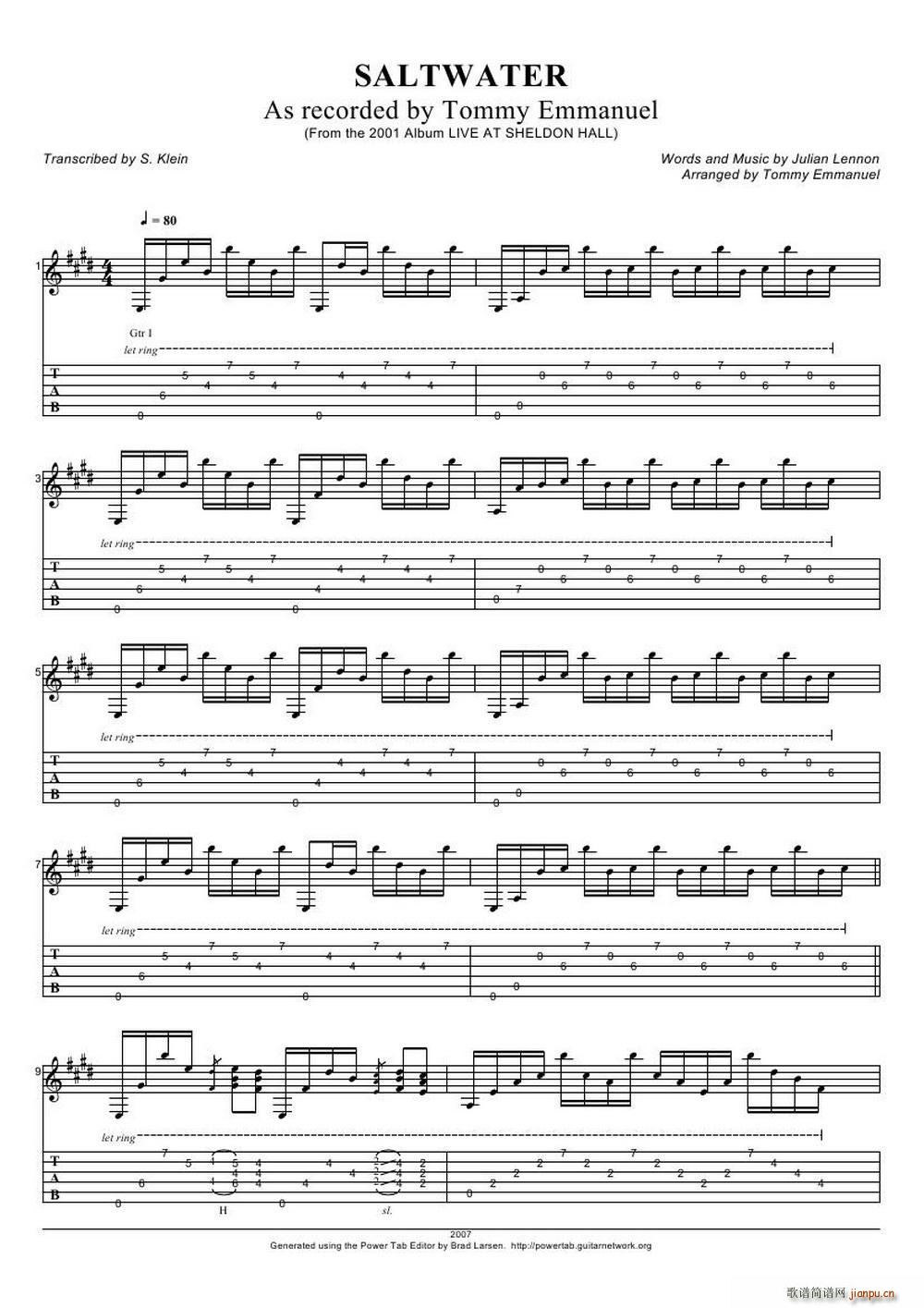 tommy emmanuel saltwater 1 ָ������(�����V)1