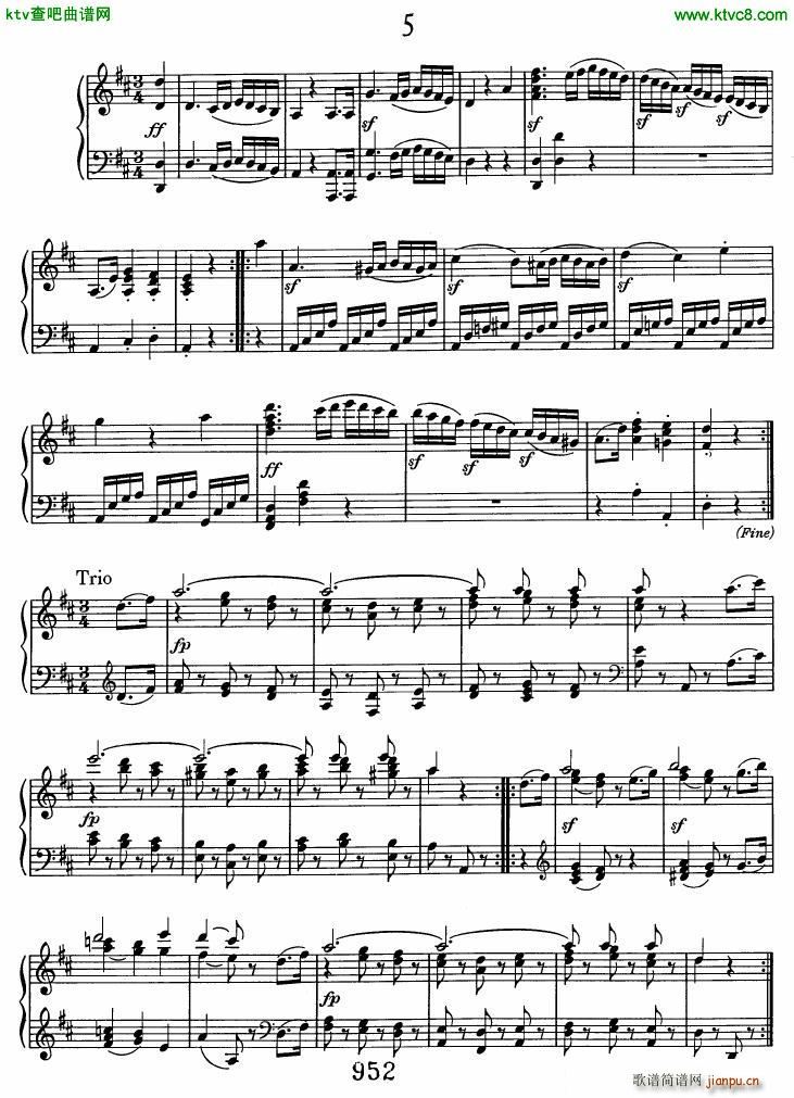 Beethoven WoO 10 6 Minuets(����V)5