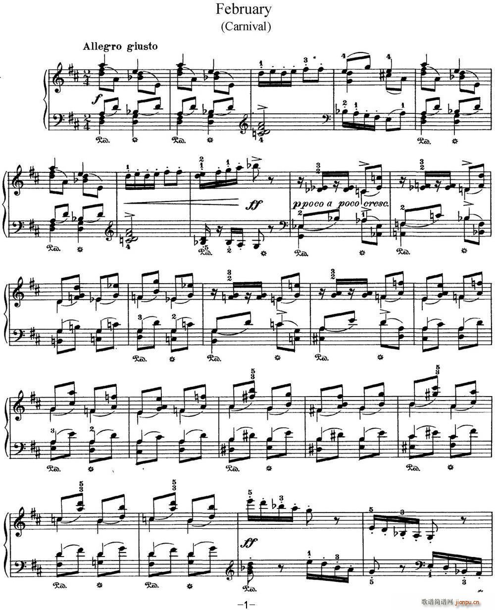 ��ɷ�˹�� �ļ� 2�� ��g�� D���{ Carnival D major(����V)1