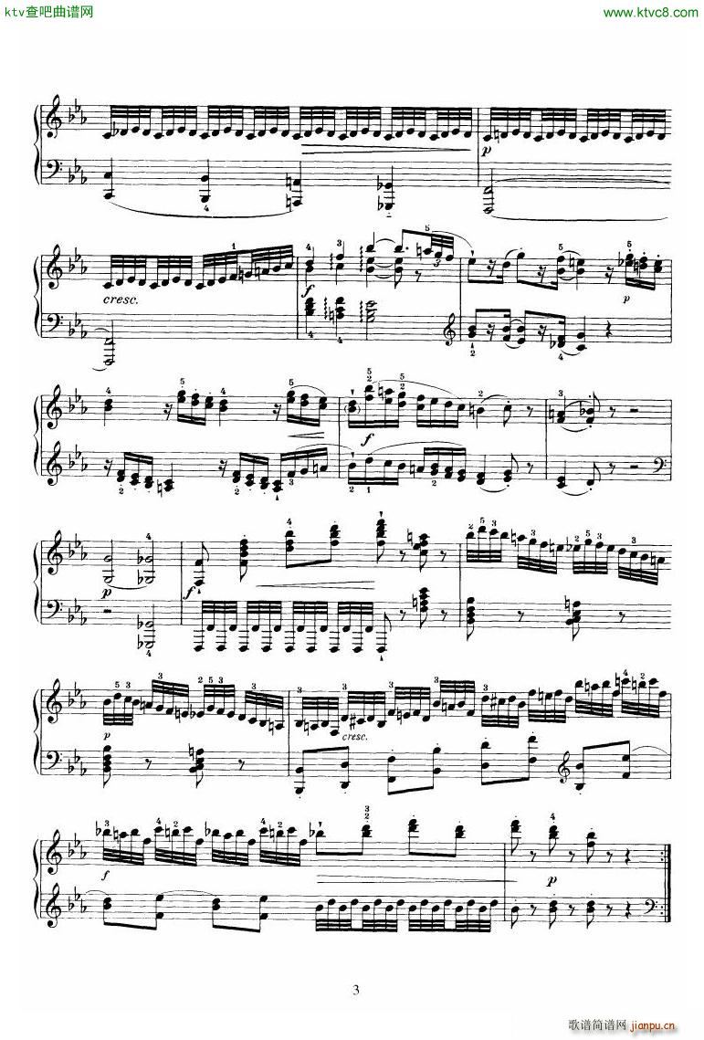 Piano Sonata No 52 in Eb(����V)3