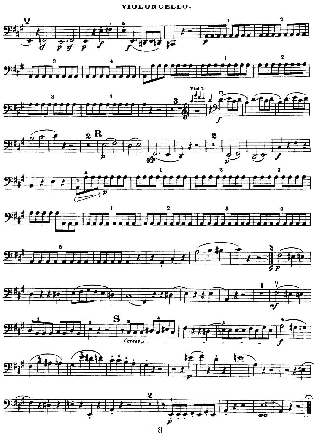 Mozart Quartet No 18 in A Major K 464 Cello(ʮ�ּ�����)8