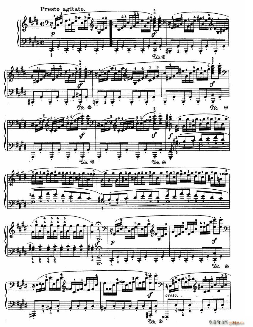 Beethoven op 27 no 2 Piano Sonata Moonlight(����V)5