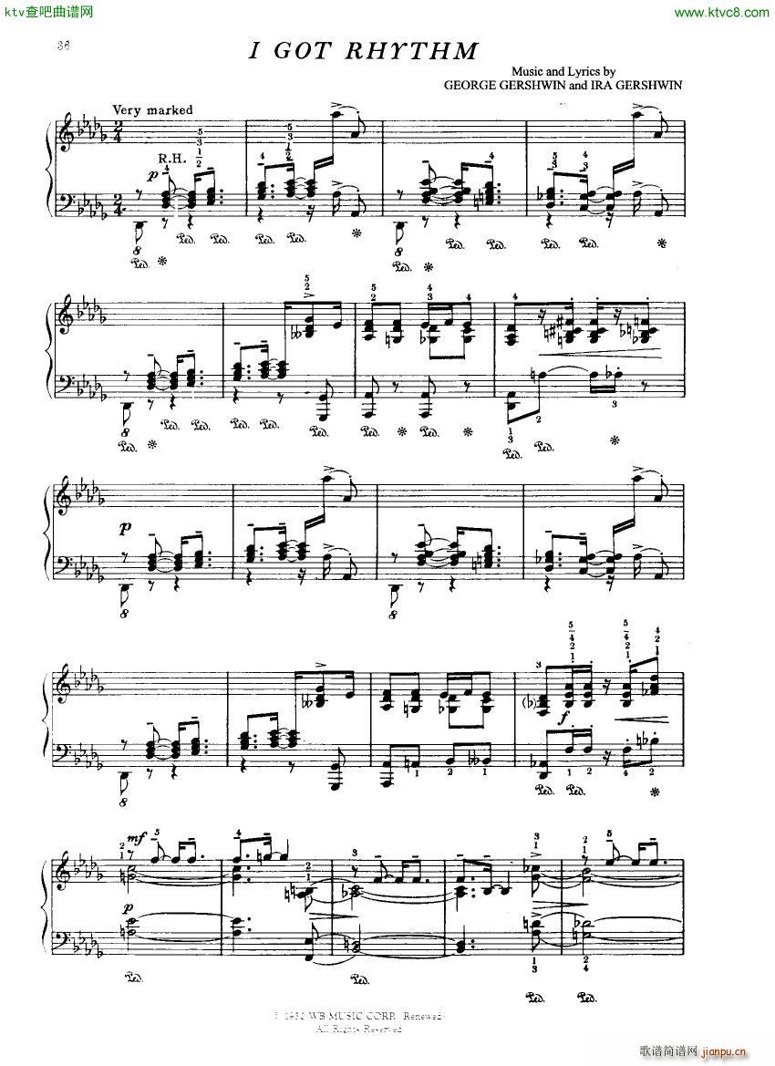 Gershwin I Got Rhythm(����V)1